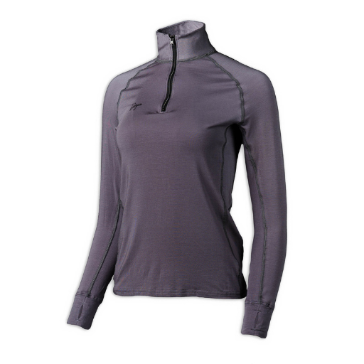 Women's Flume 1/4 zip Gray