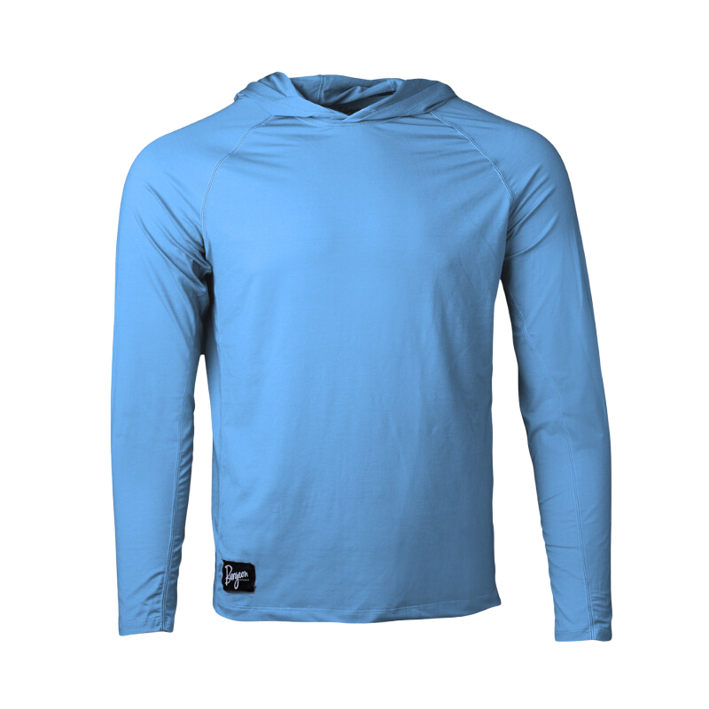 Men's Flume Hoodie in 'Ruddy Duck Blue.'