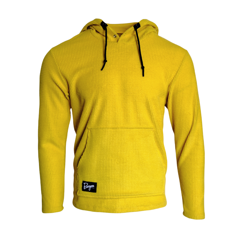 Men's Highlander Hoodie in 'Lemon Yellow'