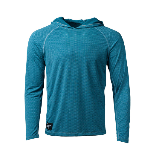 Men's Sunseeker Hoodie in Ming Teal.