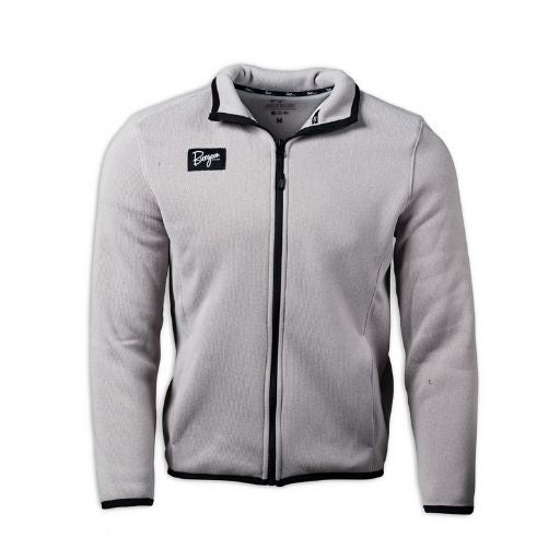 Gray Men's Campfire Fleece Jacket.