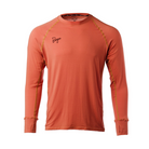 Men's Flume Crewneck Baselayer in Copper.