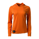 Women's Sunseeker Hoodie in Orange Flame.