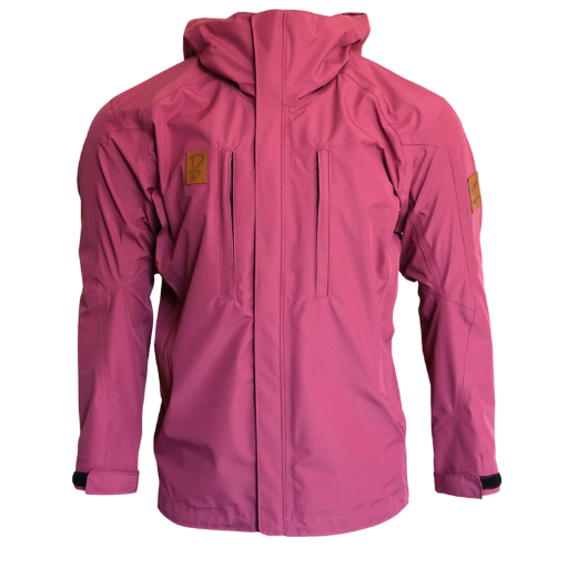 Front of Tuckerman Hardshell Jacket in Claret