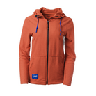 Women's Orange Rust Highlander Hoodie Full Zip