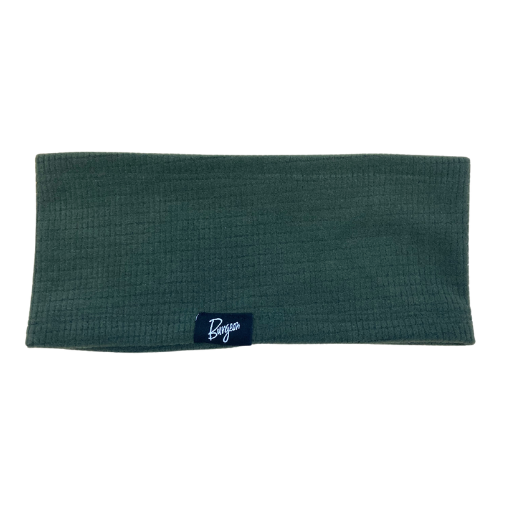 High Loft Headband in Moss Green.