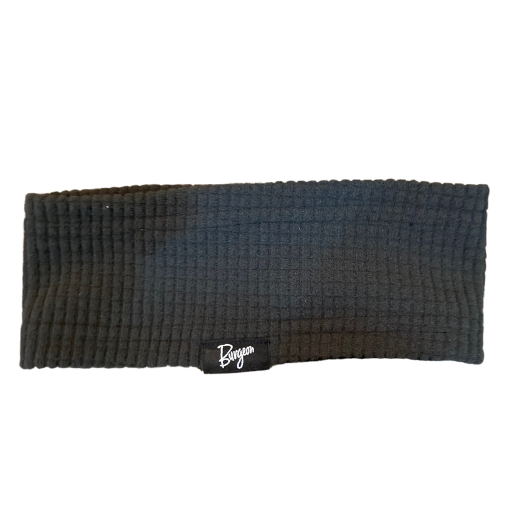 Black Microfleece Headband.