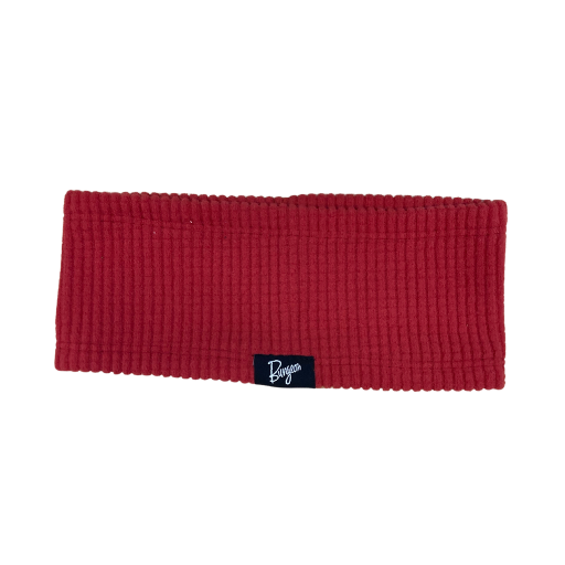 Red Microfleece Headband.