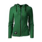 Women's Green Highlander Hoodie Full Zip