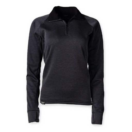 Women's Bond Quarter-Zip in Black.