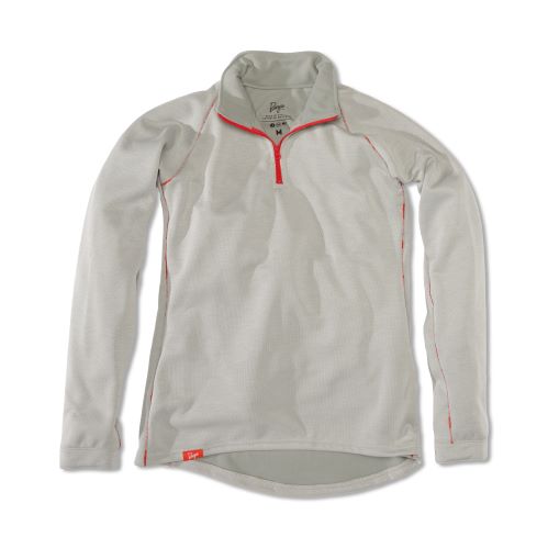 Women's Bond Quarter-Zip in Light Gray