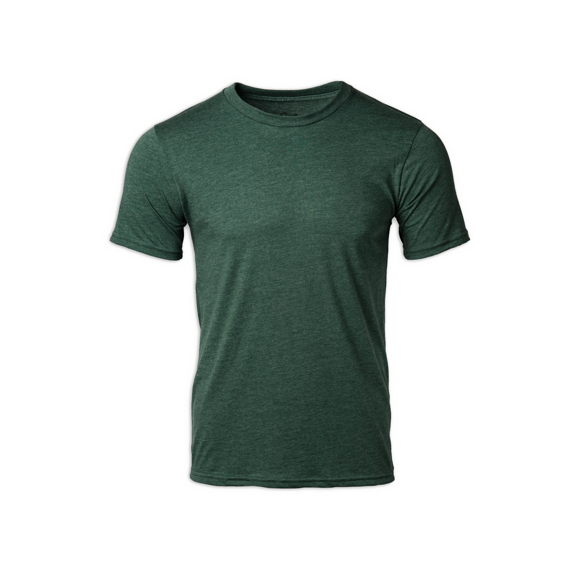 Unisex Woodstock T-Shirt in Heather Pine.