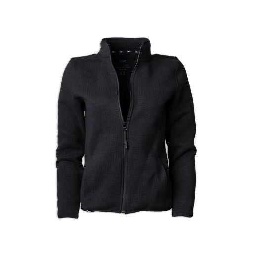 Black Women's Campfire Fleece Jacket.